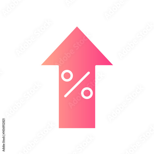 percentage gradient icon