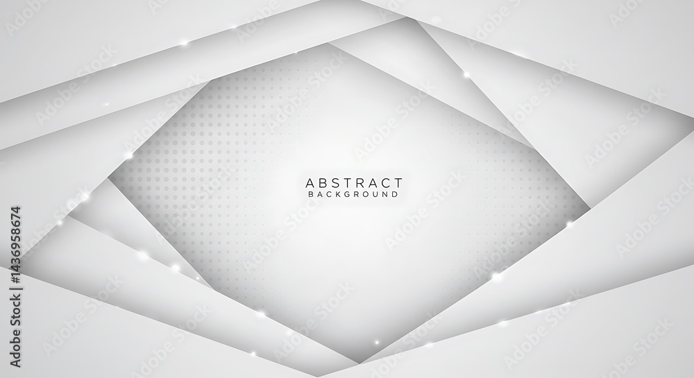 Obraz premium Silvered Facets of Light AI Generated