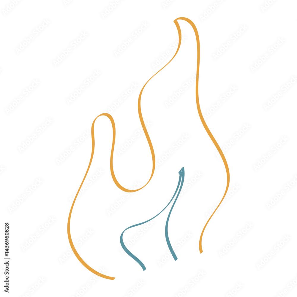 Organic Abstract Line Shape Organic Abstract Line Shape