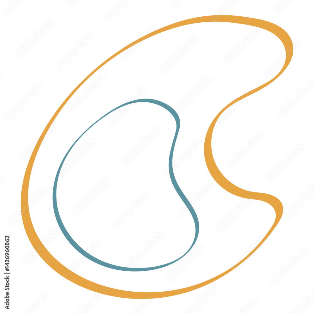 Organic Abstract Line Shape Organic Abstract Line Shape