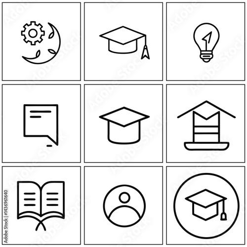 Minimal Web Interface Icons Editable Vector Set for Designers and Developers

