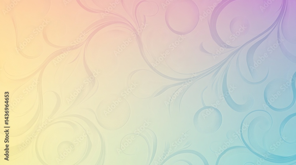 Delicate pastel floral pattern Delicate pastel floral pattern