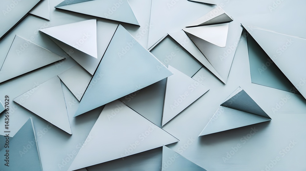 Obraz premium Abstract Geometric Triangle Pattern Background Texture