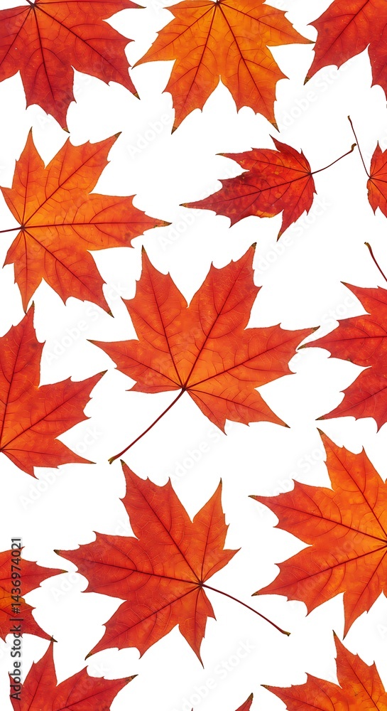 Obraz premium Crimson Cascade AI Generated