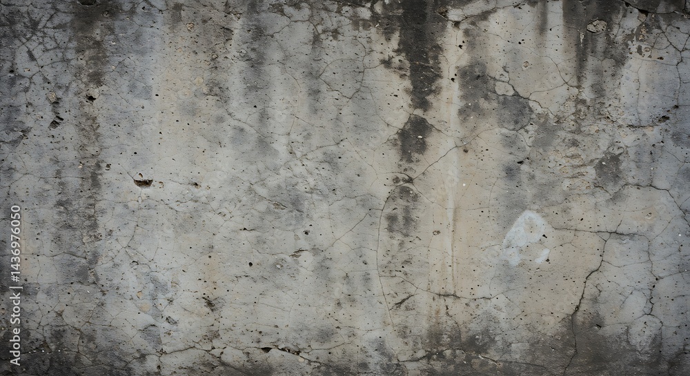 Obraz premium Concrete Canvas: Gray Echoes AI Generated