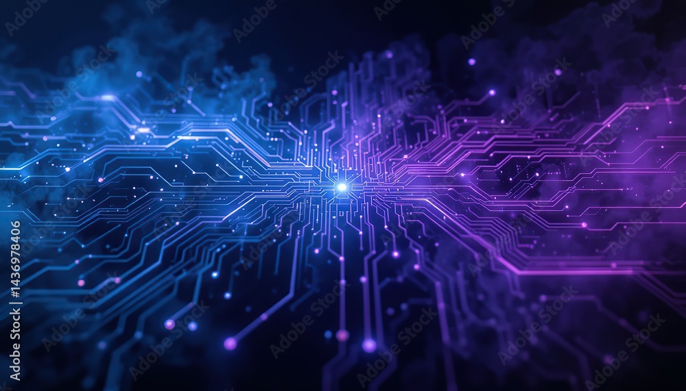Fototapeta premium Abstract Circuit Board Technology Background Design