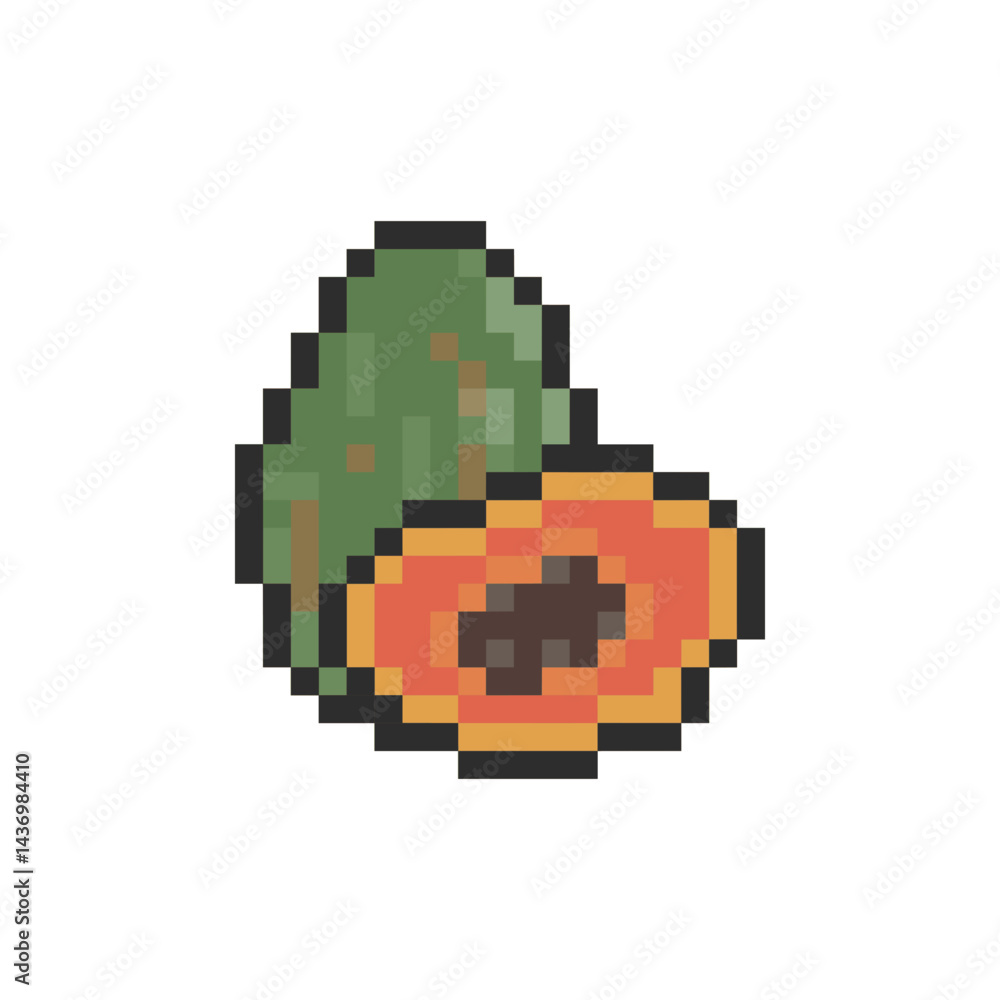 fruit cute retro pixel art fruit cute retro pixel art