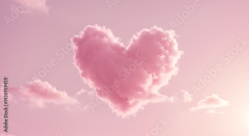 Celestial Rose Heart AI Generated