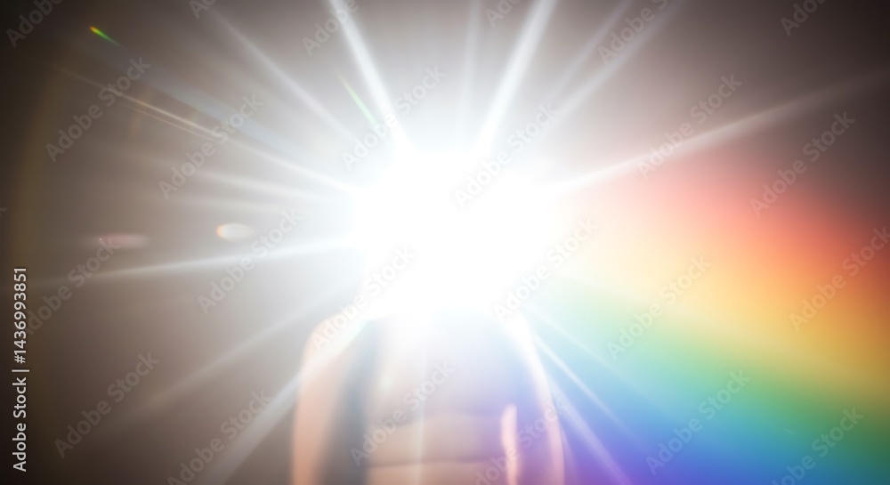 Obraz premium Chromatic Radiance AI Generated