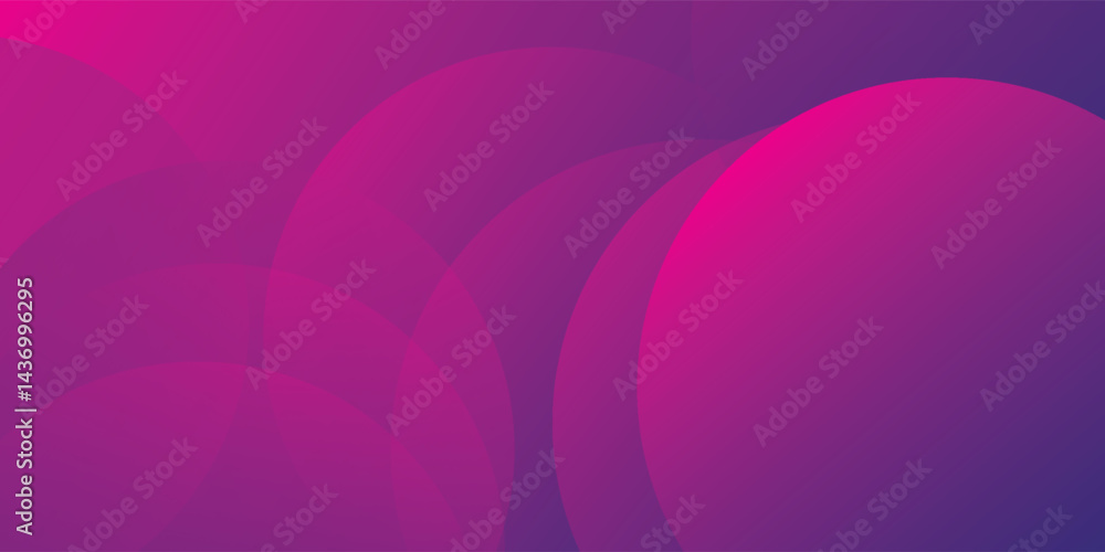 Obraz premium Minimal geometric background. Pink elements with fluid gradient. Dynamic shapes composition. Eps10 vector