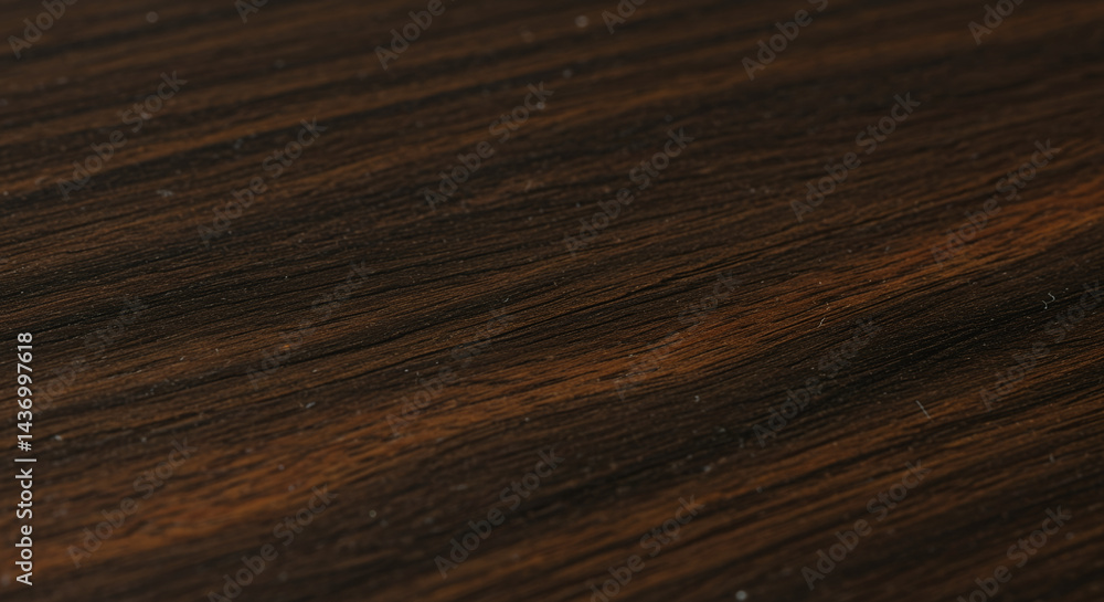 Dark Wood Grain Texture Background with Natural Pattern Close Up