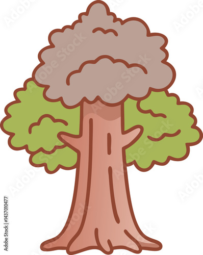 Majestic Trees and Forest Icons  sitka-spruce, ironwood, mesquite, sequoia, giant redwood, monkey puzzle, black walnut, kapok, coast redwood, douglas fir