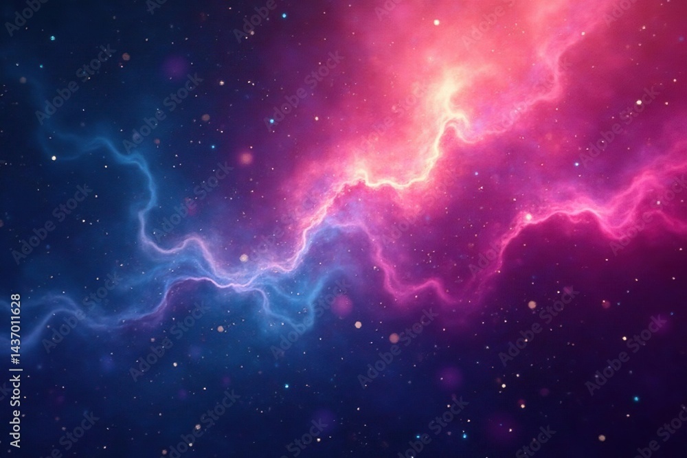 Fototapeta premium Abstract swirling nebula texture Seamless loop for intro , graphics, illustration, pattern