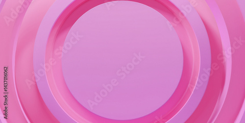 Soft Pink Concentric Ellipse Background