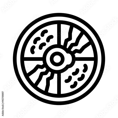 bibimbap line icon