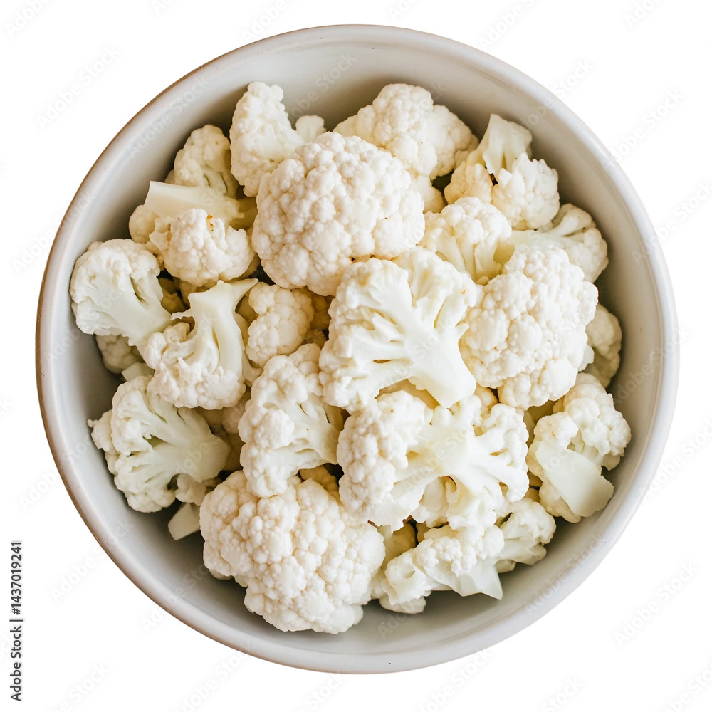 cauliflower white background. cauliflower white background.