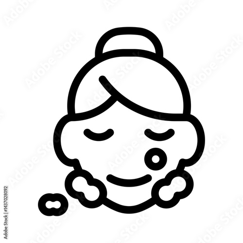 cleanser line icon