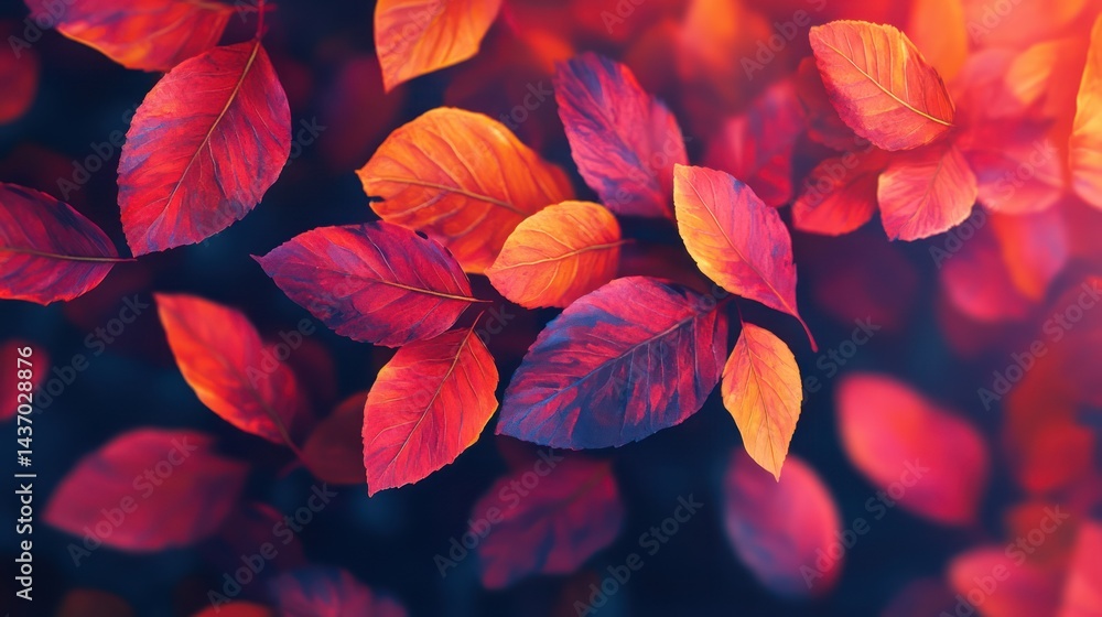 Vibrant autumn foliage ablaze with fiery hues, a captivating nature's tapestry Vibrant autumn foliage ablaze with fiery hues, a captivating nature's tapestry
