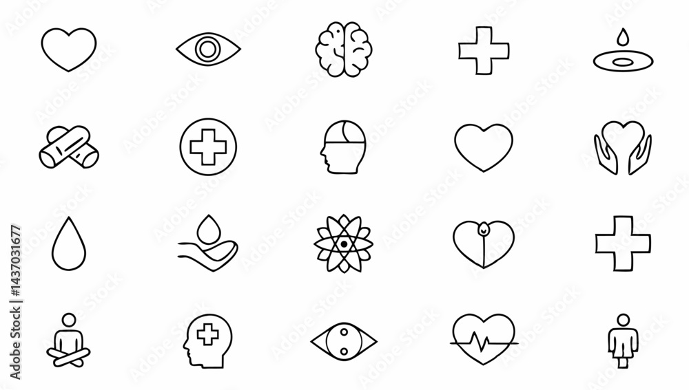 Fototapeta premium wellness wellbeing mental health healthcare bi (1).eps