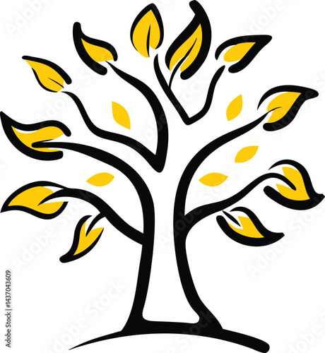 Popular Forest Trees and Nature Icons  birch, spruce, cedar, elm tree, beech tree, poplar, chestnut, sweetgum, aspen tree, sycamore