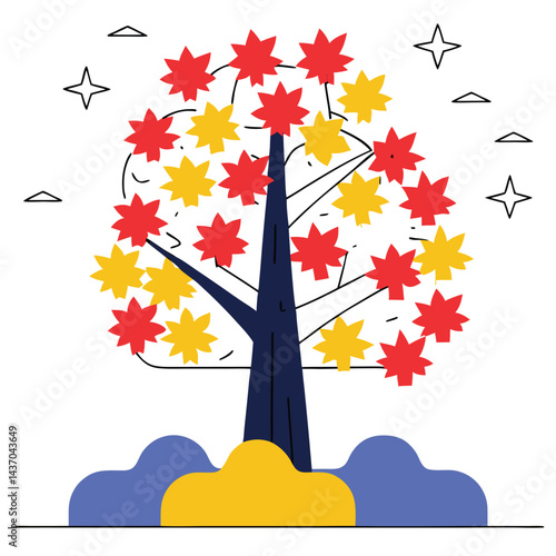 Popular Forest Trees and Nature Icons  birch, spruce, cedar, elm tree, beech tree, poplar, chestnut, sweetgum, aspen tree, sycamore