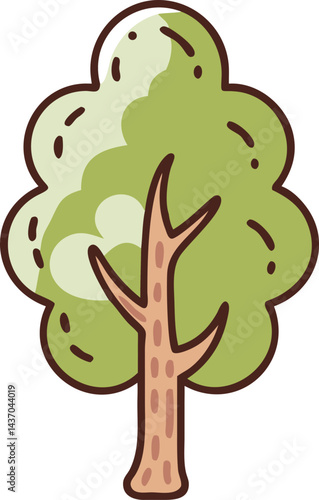 Popular Forest Trees and Nature Icons  birch, spruce, cedar, elm tree, beech tree, poplar, chestnut, sweetgum, aspen tree, sycamore