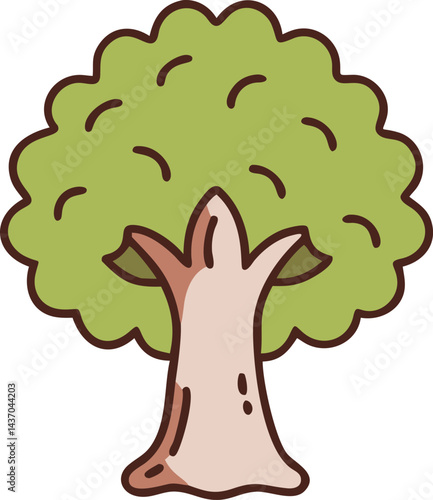 Popular Forest Trees and Nature Icons  birch, spruce, cedar, elm tree, beech tree, poplar, chestnut, sweetgum, aspen tree, sycamore