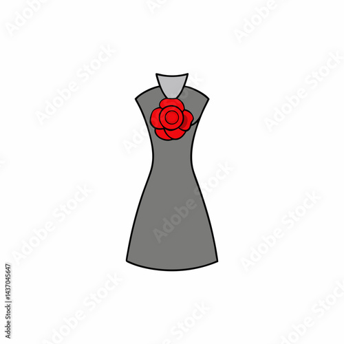 fashion dress on mannequin