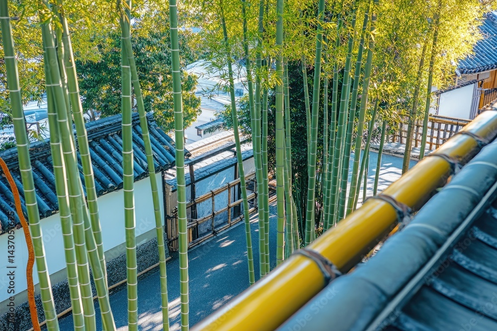 Fototapeta premium Bamboo grove pathway