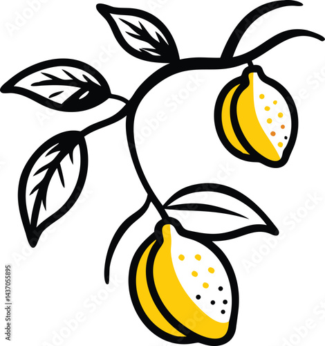 Famous Healing and Fruit Trees  Logos, Icons, and Illustrations 