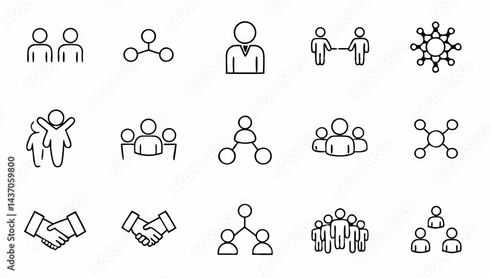community line icon big set people network toge.eps community line icon big set people network toge.eps