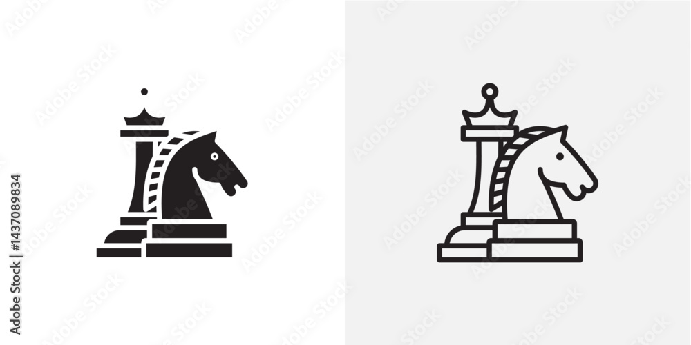 Chess vectors icons pack for apps and Ui Ux desigs Chess vectors icons pack for apps and Ui Ux desigs