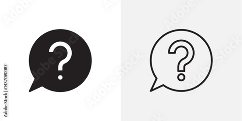 Question vectors icons pack for apps and Ui Ux desigs