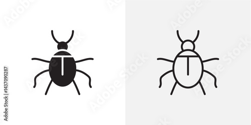 Bug vectors icons pack for apps and Ui Ux desigs