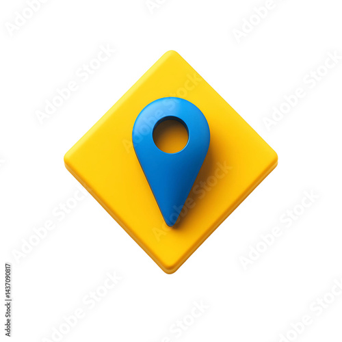Yellow Sticky Note with Blue Pushpin on Top Free Download Yellow Sticky Note with Blue Pushpin on Top - GFXLoad
