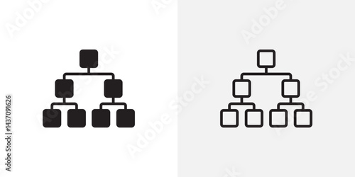 Chart tree vectors icons pack for apps and Ui Ux desigs