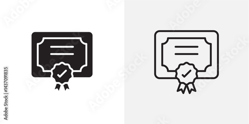 Diploma vectors icons pack for apps and Ui Ux desigs