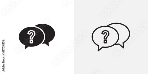Comment question vectors icons pack for apps and Ui Ux desigs