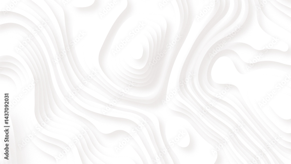 Abstract white paper cut background with lines. Modern White wavy background. White paper cut background with 3D style and gradient white color. Abstract white paper cut background with lines. Modern White wavy background. White paper cut background with 3D style and gradient white color.
