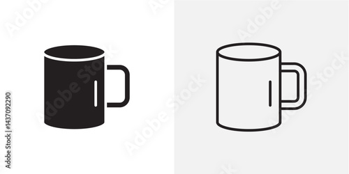 Mug vectors icons pack for apps and Ui Ux desigs