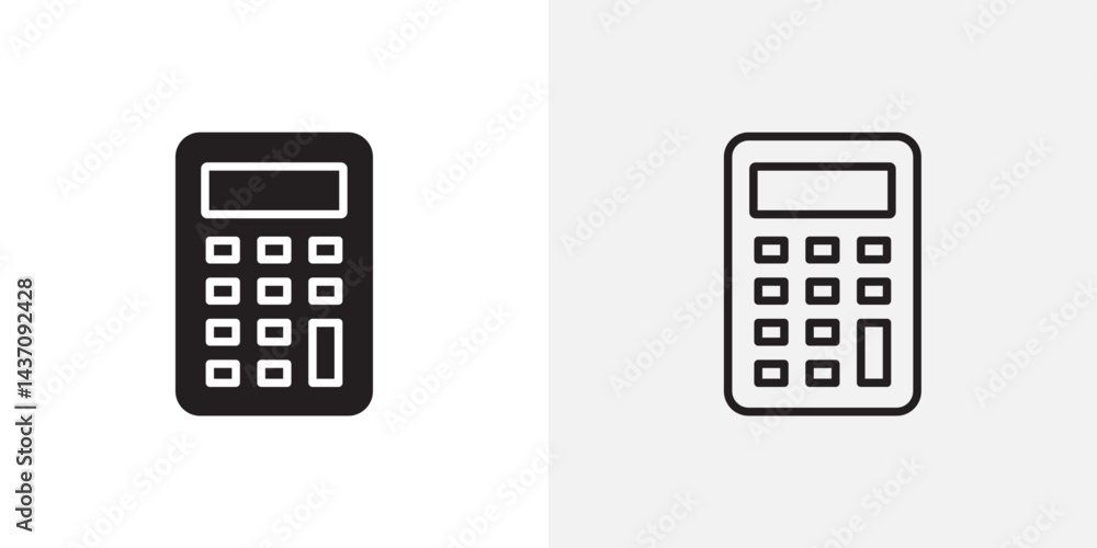 Calculator vectors icons pack for apps and Ui Ux desigs Calculator vectors icons pack for apps and Ui Ux desigs