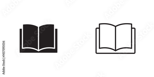 Book vectors icons pack for apps and Ui Ux desigs