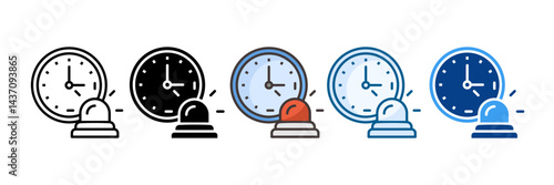 Urgency Icon Set Multiple Style Collection