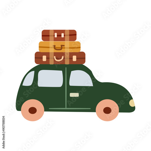 cute travel vector illustration