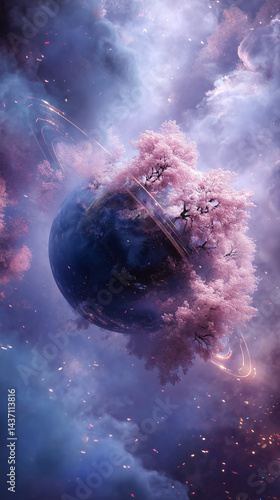 Obraz na płótnie Alien world w salonie