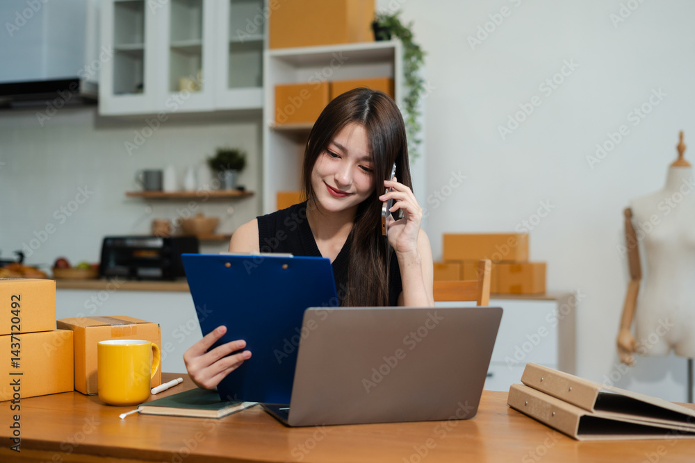 woman shopping online is a form of electronic commerce from a seller over internet. woman shopping online is a form of electronic commerce from a seller over internet.