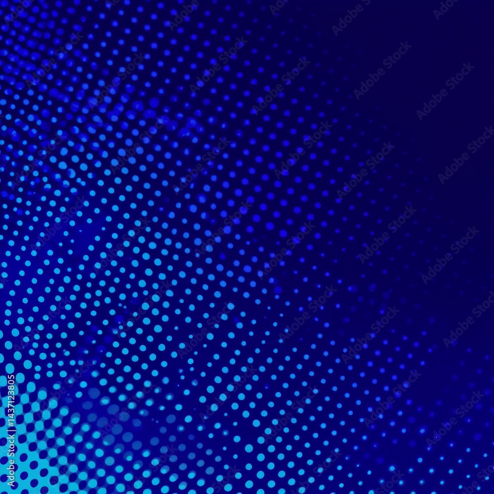 Blue Gradient Grunge Texture Background with Halftone Dots. Blue Gradient Grunge Texture Background with Halftone Dots.