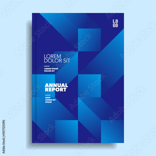 기하학적이고 모던한 표지 디자인, 브로셔 연차보고서 리플렛 전단지 프레젠테이션 - Modern cover design for brochures, annual reports, flyers, and business presentations