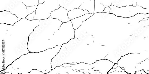Closeup of dry fissure ground. White dried and cracked ground earth background.Gray crack on earth texture. erosion.	