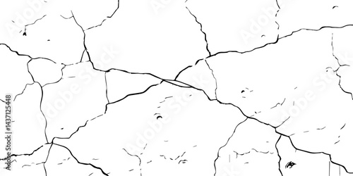 Closeup of dry fissure ground. White dried and cracked ground earth background.Gray crack on earth texture. erosion.	